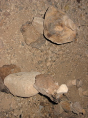 Close up of our rock-sculptures
