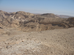 Layered mountains