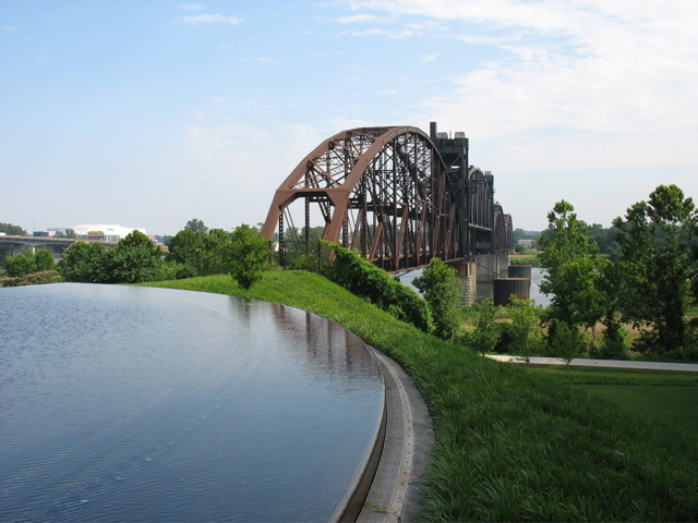 Bridge outside of the presidential library