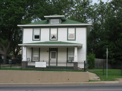 The first home of Bill Clinton