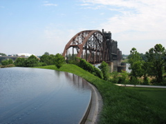 Bridge outside of the presidential library