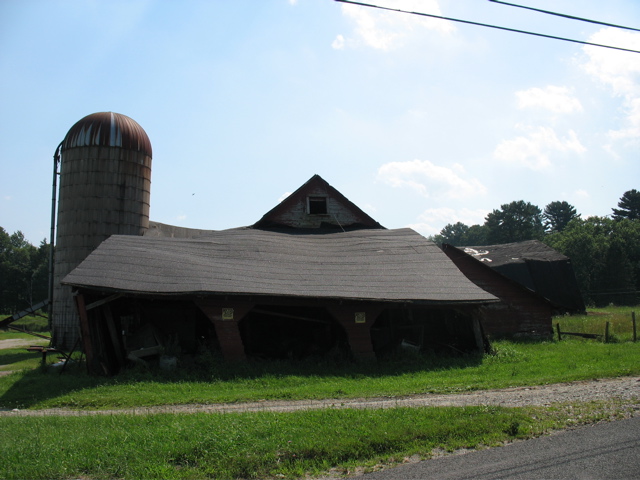 The barn has had it.