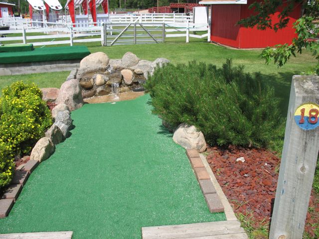 K hole 18, the end of Kartway