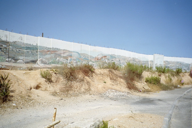 Protective Barrier between Arab and Jewish neighborhoods