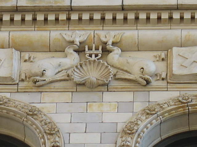 Dolphins on the Tremont Temple