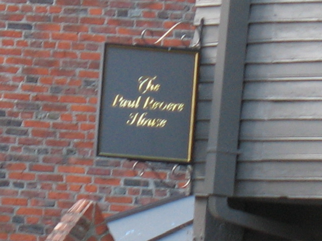 "The Paul Revere House"