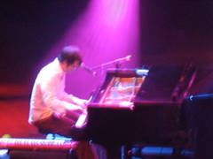 Ben plays piano