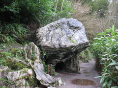 A huge rock