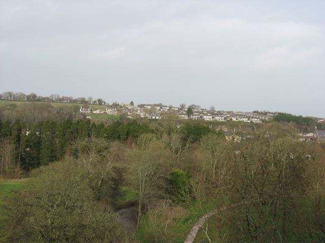 The town of Blarney, from Blarney Castle