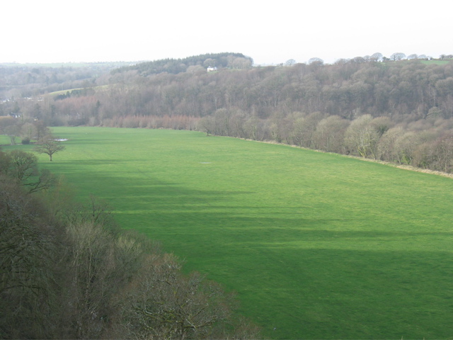 The castle greens, from the top of the castle