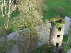 The tower, from the top of the castle