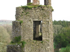 The nearby tower