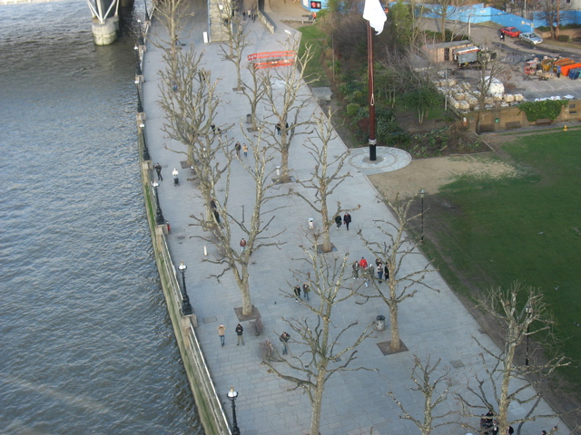 Below the London Eye