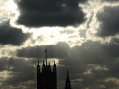 The sun comes out over Her Majesty's England