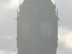 Big Ben closeup: 2:30 PM