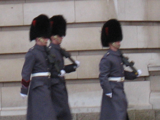 The Guards walk