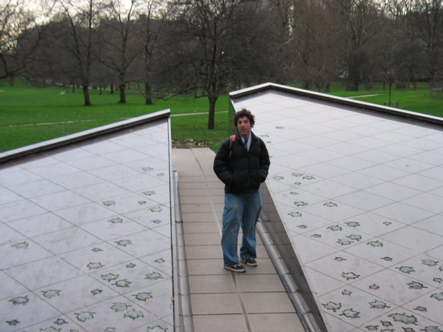 Daniel clearly on the monument