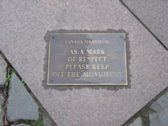 The Canada Memorial: Please Keep off the Monument