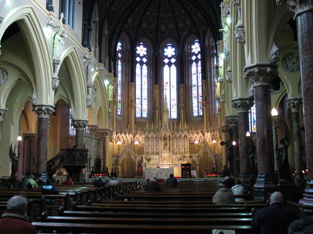 Inside Cork Cathedral