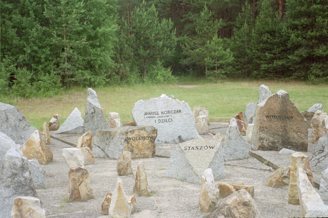 Memorial to Janusz Korczak at Treblinka