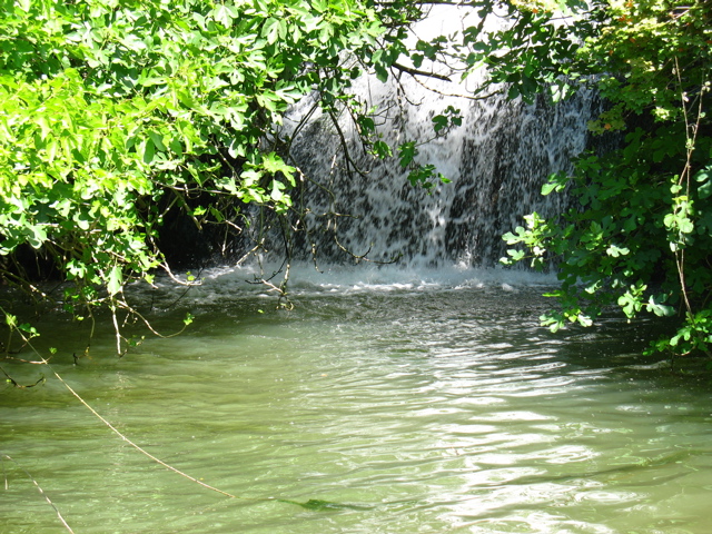 Falling water!