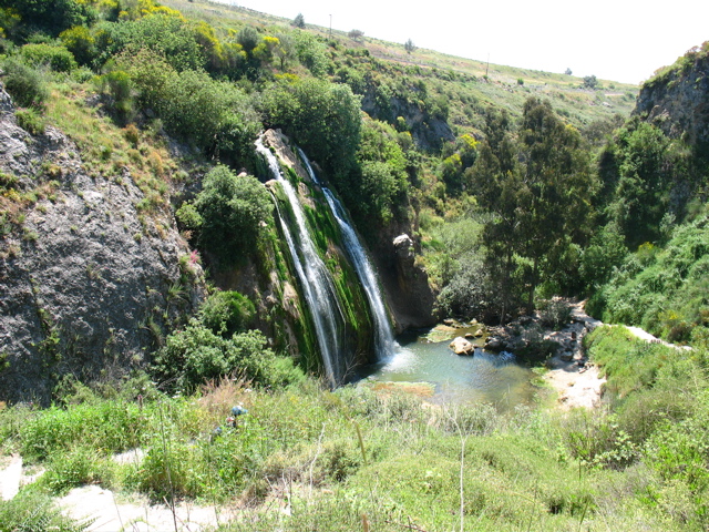 The waterfall