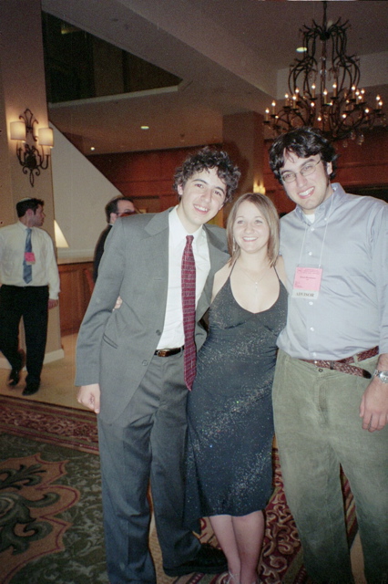 Nathan, Lauren, Simon at Banquet