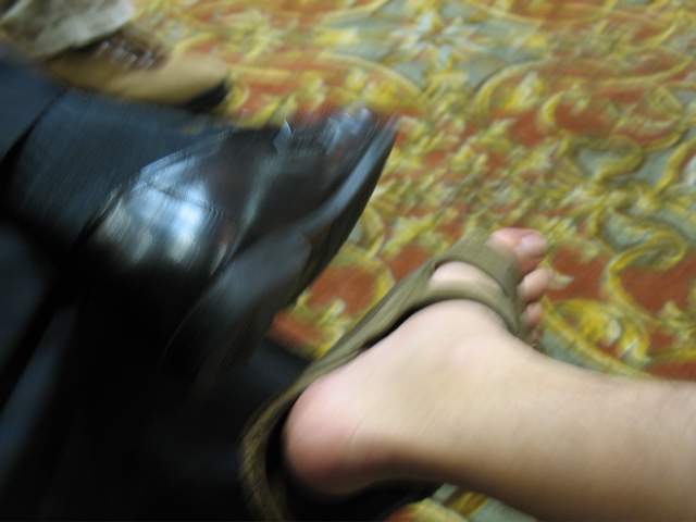 Jason Wise's Shoe meets my shoe