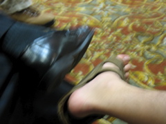 Jason Wise's Shoe meets my shoe