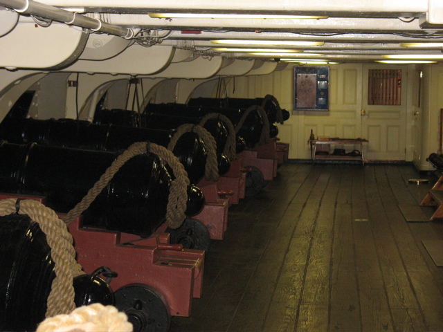 Below-Deck Cannons